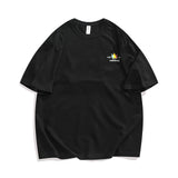 Men T Shirt Summer Casual Tops Men's Clothes Summer Wear Retro Men's round Neck Short Sleeve Casual Loose Hemp Leaf Printed T-shirt