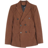 Double Brewed Seersucker Suit Men's Suit Solid Color Repair Lightly Mature