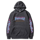 Thrasher Hoodie Hip Hop Fashion Hooded Sweatshirt Top