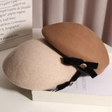 Kentucky Derby Hats Female Autumn and Winter Woolen Beret