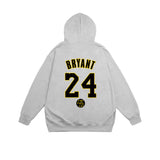 In Memory of Kobe Hoodie Kobe No. 24 Zipper Cardigan Sweater Loose
