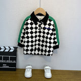 Toddler Boys Sweater Boys Autumn Clothing Polo Shirt Sweater
