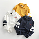 Children Hoodie Sweatshirts Sweater Children Lapel Autumn Sweater