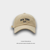Yankee Baseball Cap Letter Embroidery Women's Fashion Casual Peaked Cap