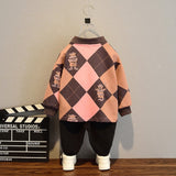 Toddler Boys Sweater Children's Clothing Boys' Polo Shirt Autumn