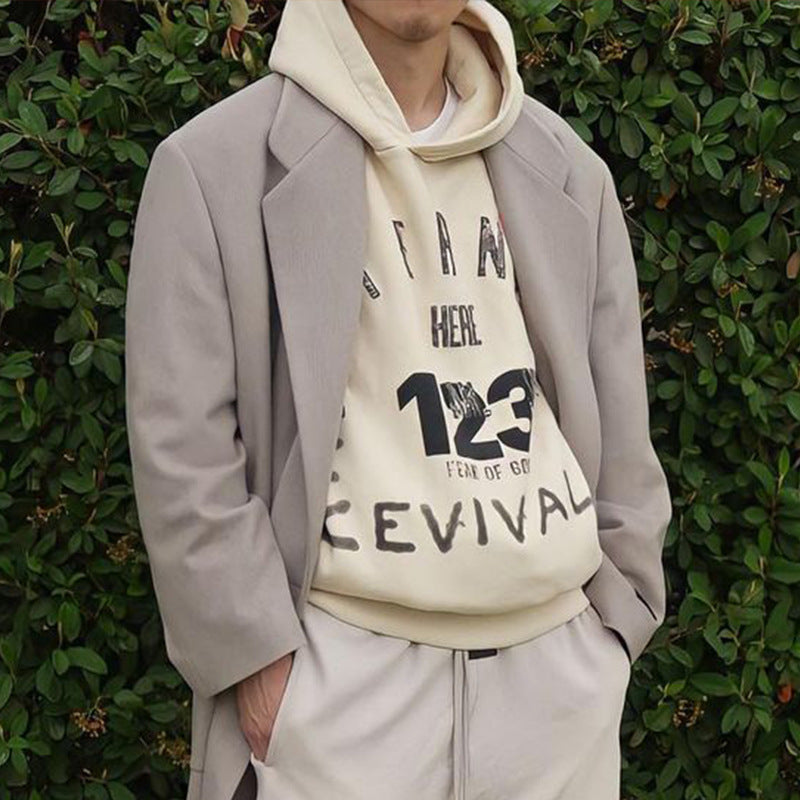 Rrr123 Hoodie Vintage Distressed Pullover Hoodie Winter