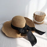 Straw Hat Summer Bow Beach Straw Hat