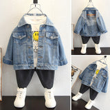 Toddler Boys Jackets Boys' Denim Jacket Spring and Autumn
