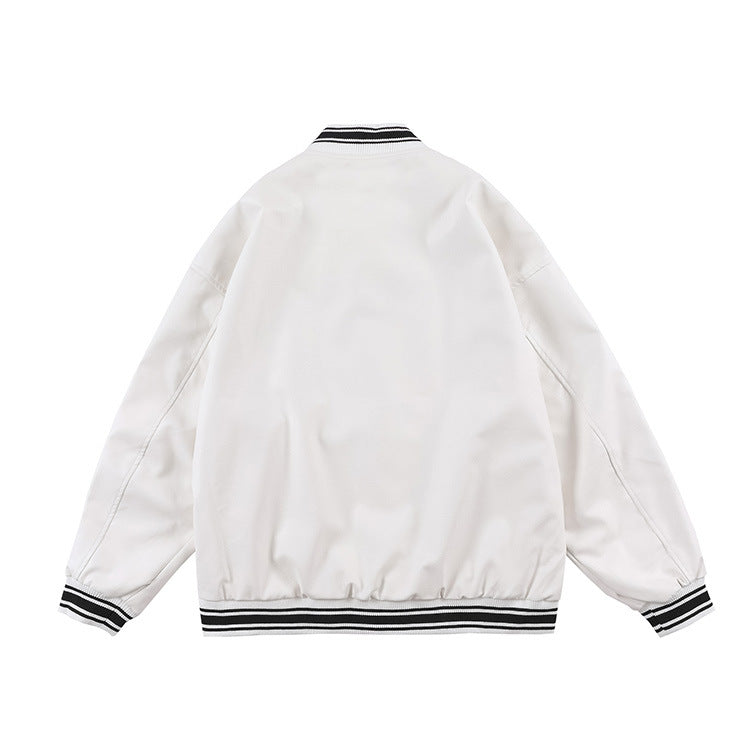 Blackair Jacket PU Leather Baseball Uniform