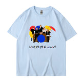 Friends Joy T Shirt Flower Men's and Women's Short-Sleeved T-shirt