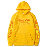 Thrasher Hoodie Hip Hop Fashion Hooded Sweatshirt Top