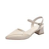 Nude Wide Fit Block Heels