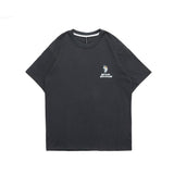 Men T Shirt Summer Casual Tops Men's Clothes Summer Wear Vintage Men's round Neck Short Sleeve Casual Loose Astronaut Printed T-shirt