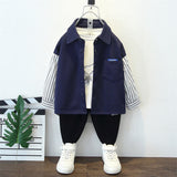 Toddler Boys Sweater Boys' Shirt Autumn Children's Autumn Clothing Long Sleeve Outer