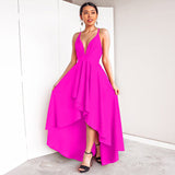 Prom Dresses Women's Casual Temperament Commute Sling Backless Dress