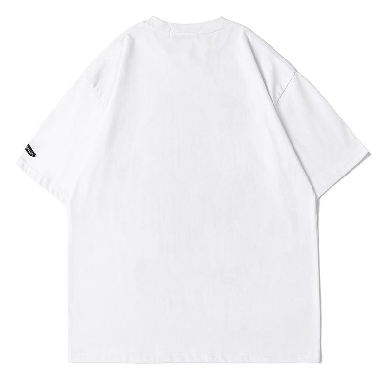 Men's T Shirt Summer Casual Tops Cactus Printed Short Sleeve T-shirt Men's round Neck Half Sleeve Boyfriend Harajuku Style Trendy Loose Half Sleeve