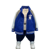 Toddler Boys Jackets Boys Autumn Clothing Baseball Uniform Jacket Children