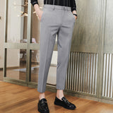 Men Trousers Men's Casual Pants Embroidered Trousers