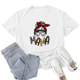Boy Mama T Shirt Mama Leopard Print T-shirt