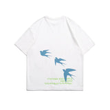 Men T Shirt Summer Casual Tops Men's Clothes Summer Wear Retro Men's round Neck Short Sleeve Casual Printed T-shirt Fashion