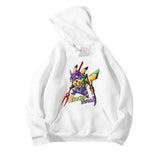 Men and Women Pokemon Pikachu Hoodie Pikachu Eva Hooded Sweater