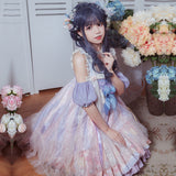 Gothic Lolita Harajuku Style Clothing Lolita Dress Donut JSK Japanese High Waist Small Skirt