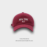 Yankee Baseball Cap Letter Embroidery Women's Fashion Casual Peaked Cap