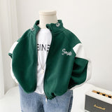 Boy Jacket Boy Cotton Jacket Spring and Autumn Korean Style Children's Thin Sweater Cardigan