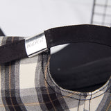 Vintage Check Baseball Cap Plaid