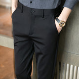 Men Trousers Business Gentleman Male Business Trousers