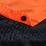 Men Sun Protection Clothing Summer Color Contrast Patchwork Loose Casual Light Thin Coat