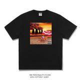 Rock Star T Shirt the Crystal Method Band Printed T-shirt Short Sleeve Loose Men and Women