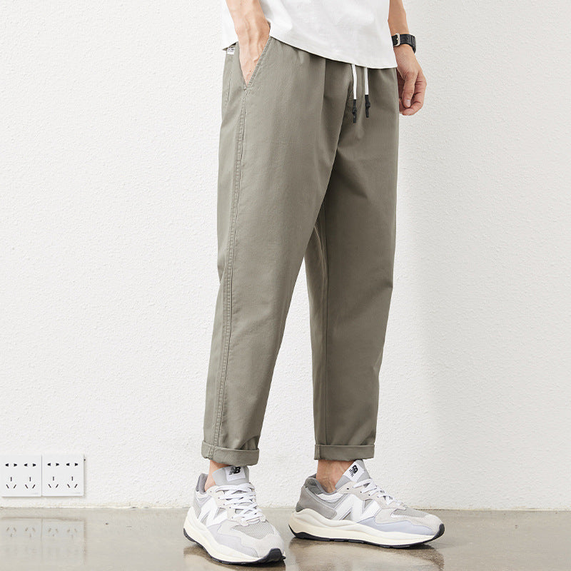 Men Cargo Pants Men's Summer Casual Pants Loose Straight All-Matching Workwear Pants