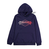 Thrasher Hoodie Flame Hip Hop Style Coat