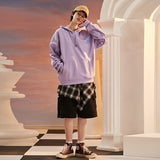 Smiley Face Hoodie Smiley Face Loose Sweater Men's Hooded plus Size Coat