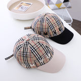 Vintage Check Baseball Cap Plaid