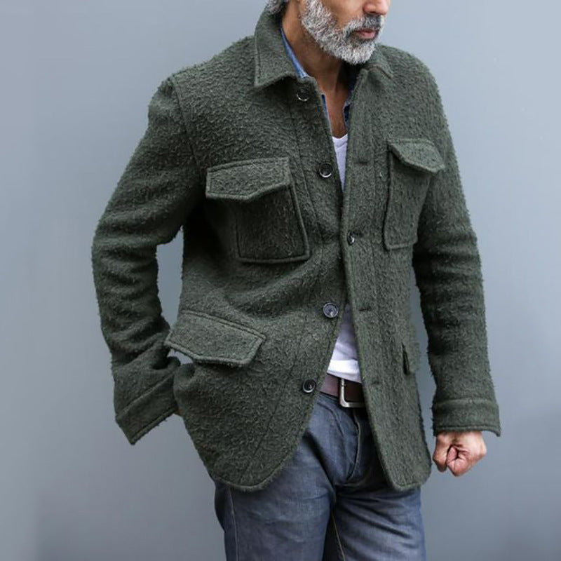 John Dutton Jacket Autumn and Winter Middle East Vintage Shirt European and American Style Men's Clothing Coat Jacket