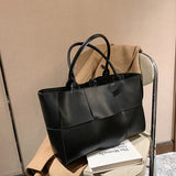 The Teacher Tote Shoulder Bag Large Capacity Woven Tote Bag Portable Women's Bag