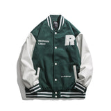 Letterman Jacket Outfit Senior Jackets Varsity Baseball Coat Spring and Autumn Workwear Jacket Men's Casual Jacket