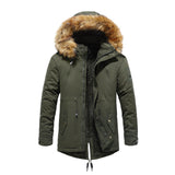 Bane Coat Fleece-Lined Mid-Length Cotton Clothing