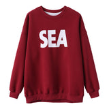 Diana Harvard Sweatshirt Oversize Lettered Casual Sweatshirt