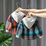 Toddler Boys Sweater Boys' Children's Clothing with Hat Lining