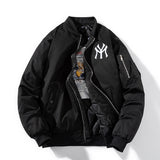 New York NYC Varsity Jacket Embroidered Hip Hop Baseball Uniform