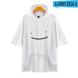 Dreamwastaken Novelty Hoodies Dream Merch Shirt Loose Print Fashion Loose Hooded T-shirt Short Sleeve Top