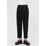 Men Suit Pants Men's Casual Ninth Suit Pants