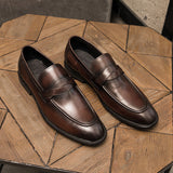 Indo Western Shoes Summer Casual British Leather Shoes Loafers Peas Shoes