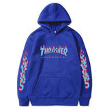 Thrasher Hoodie Hip Hop Fashion Hooded Sweatshirt Top
