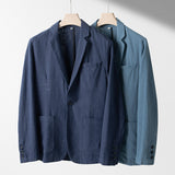 Mens Linen Suits Vintage Leisure Suit Men's plus Size Coat