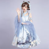 Gothic Lolita Harajuku Style Clothing Chinese Style Lolita Dress JSK Chinese Style Han Elements Skirt for Women