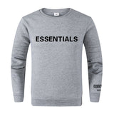 Fear Of God Fog Sweatshirt Essentials Double Line Letter Crew Neck Long Sleeve Sweater Men Loose Trendy